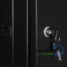 Шкаф настенный 19 дюймов 6U 600х350х368 GYDERS GDR-66035BM, металлическая дверь черный