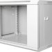 Шкаф настенный 19 дюймов настенный 15U  600x350x679 GYDERS GDR-156035G, стеклянная дверь серый