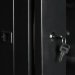 Шкаф настенный 19" 15U 600х450х769 GYDERS GDR-156045B, стеклянная дверь черный