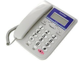 Проводной телефон Колибри KX-818 серый