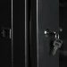 Шкаф настенный 19 дюймов 18U 600х350х901 GYDERS GDR-186035B, стеклянная дверь черный